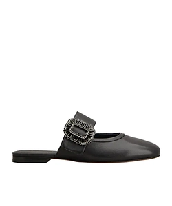 Belle Vivier Mules In Leather