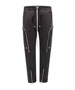 Rick Owens Bauhaus Zip-Detailed Cargo Trousers