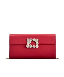 Efflorescence Clutch In Satin