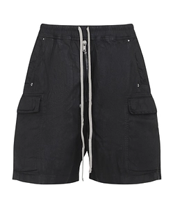 Rick Owens Drkshdw Denim Cargobela Shorts