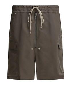 Rick Owens Elasticated Waistband Drawstring Cargo Shorts