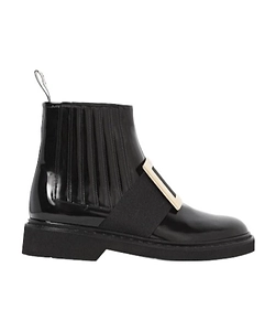 Logo Round-Toed Boots