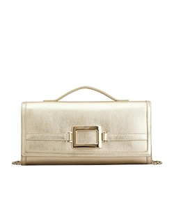Roger Vivier Belle Vivier Chain Clutch Bag