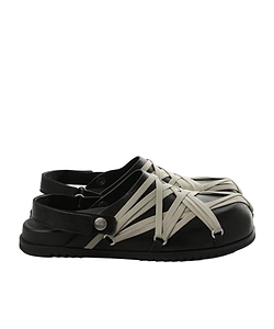 Rick Owens Megalace Laced-Up Mules