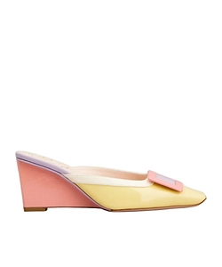 Roger Vivier Belle Vivier Wedge Mules