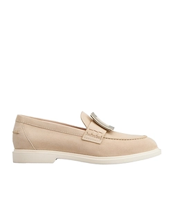 Roger Vivier Buckle Detailed Round Toe Loafers