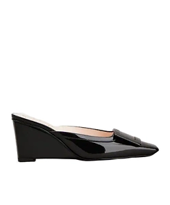 Roger Vivier Belle Vivier Wedge Mules