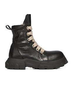 Rick Owens Lace-Up Combat Boots
