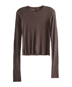 Rick Owens Long-Sleeved Crewneck T-Shirt