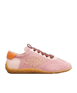 Roger Vivier Logo-Engraved Lace-Up Sneakers