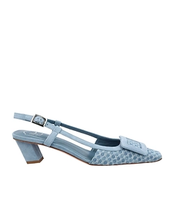 Roger Vivier Square Toe Slingback Pumps