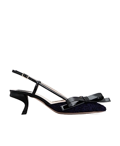 Roger Vivier Virgule Bow Slingback Pumps