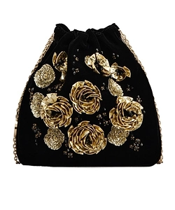 Rose Pilgrim Mini Bag In Velvet