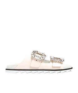 Slidy Viv Double-Strap Flat Sandals