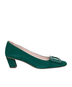 Square Buckle High Heels