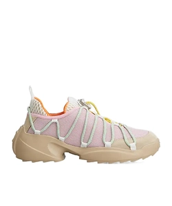 Viv' Zag Sneakers In Fabric And Suede