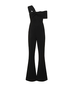 Asymmetric Stretch Viscose Cady Jumpsuit
