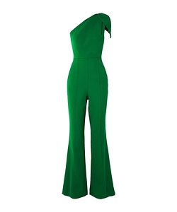 One-Shoulder Stretch-Cady Jumpsuit
