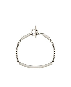 Saint Laurent Tube Chain Bracelet