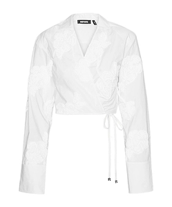 Rotate V-Neck Wrap Shirt