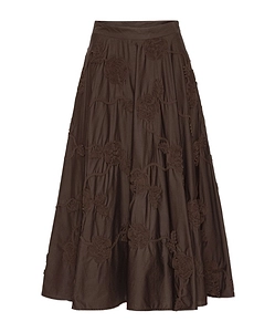 Rotate Flower Maxi Skirt