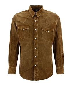Ralph Lauren Rrl Buffalo West Corduroy Buttoned Shirt