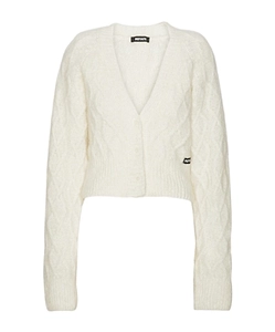 Rotate Fluffy Knit Cardigan
