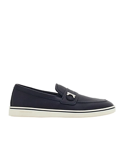 Boat Shoe Loafer With Gancini Detail