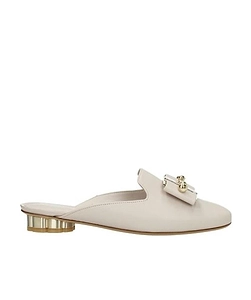 Bow-Decorated Muller Shoes