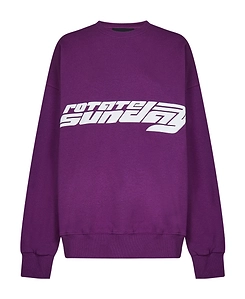 Rotate Holiday Logo Printed Crewneck Sweatshirt