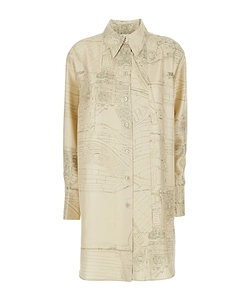 RÓHe All Over Print Regular Fit Shirt