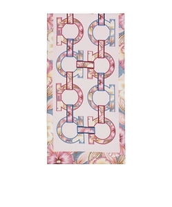 Brezza Print Silk Scarf