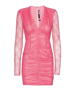 Rotate Lace Mini Ls Dress