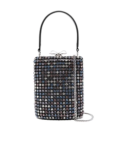 Crystal-Embellished Mini Tote Bag