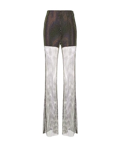 Rotate Mesh Wide-Leg Pant