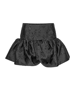 Rotate Monogram Jacquard Mini Skirt