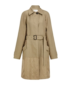 Duster Coat With Satin Inserts