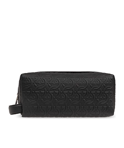 Ferragamo Gancini Embossed Wash Bag