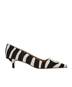 Ferragamo Lara 40 Printed Pumps