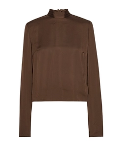 Rotate Satin Drapy Back Top