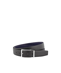 Ferragamo Rectangular Buckle Reversible Belt