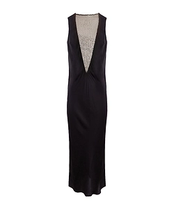 Rotate Sequined V-Neck Sleeveless Midi Dress