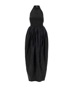 Rotate Sleeveless Satin Taffeta Maxi Dress