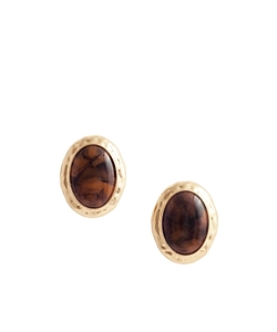 Self-Portrait Hammered Earrings
