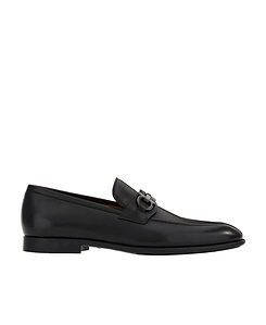 Gancini-Buckle Penny-Slot Loafers