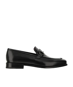 Gancini Leather Loafers