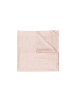 Gancini-Print Frayed Scarf