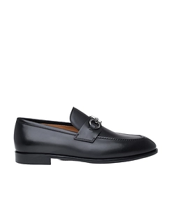 Gancini-Plaque Loafers