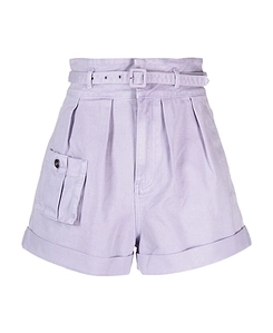 Logo Denim Shorts