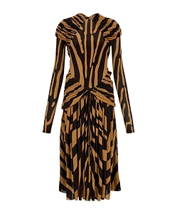 Jersey Dress With Ruched Detail